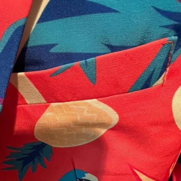 Shinesty Vibrant Tropical Blazer, size 36, Hawaiian, beach, summer, gaudy, EUC - Picture 8 of 10